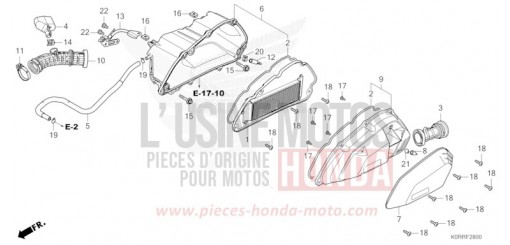 AIR CLEANER SH125ADR de 2024